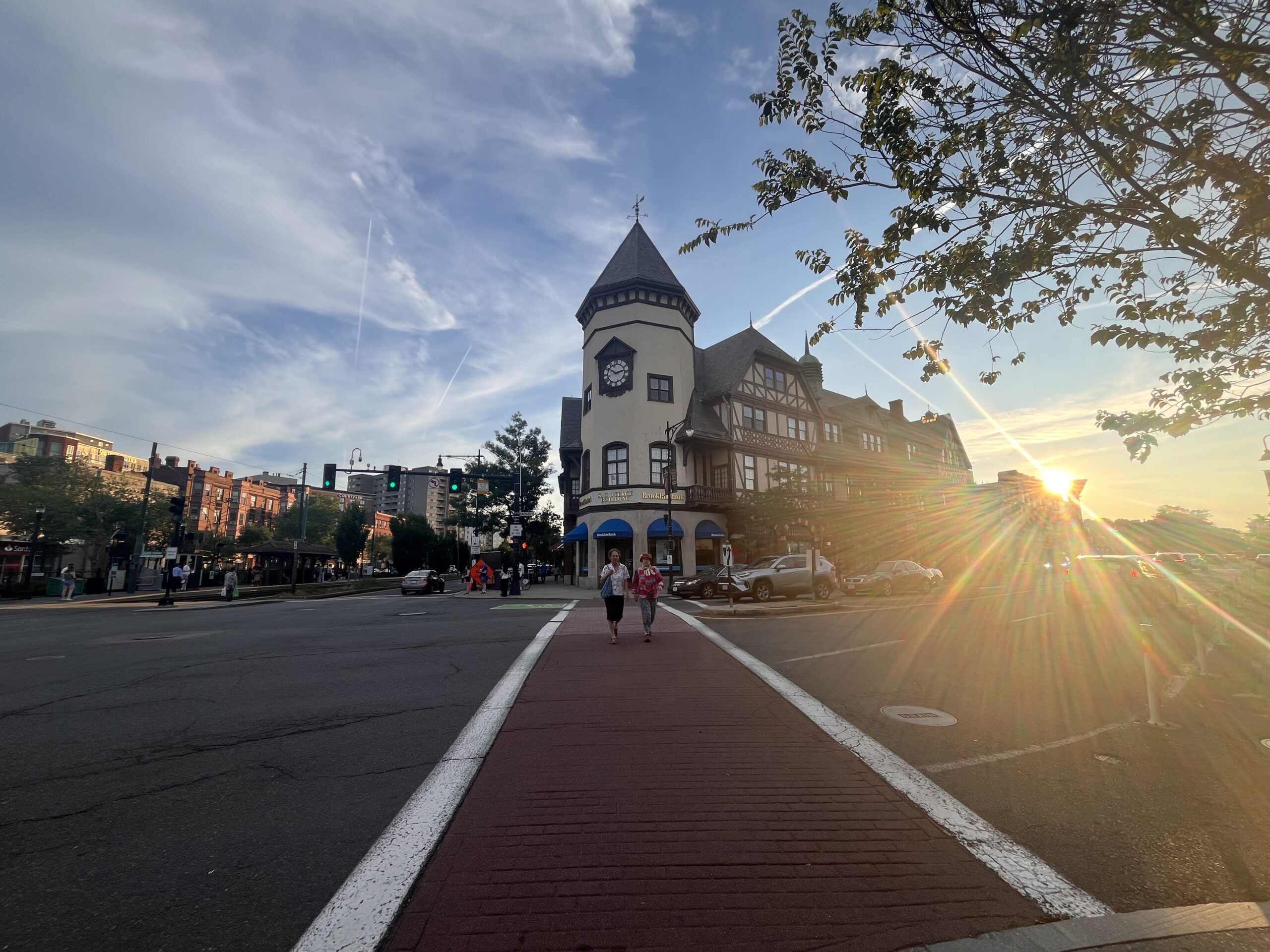 An evening out in Brookline